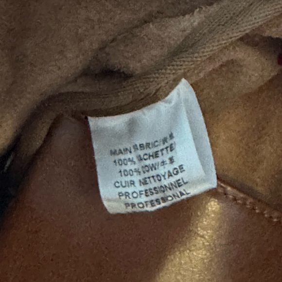 Vanessa Bruno Leather Brown Medium Tote New With Out Tags - Picture 6 of 6